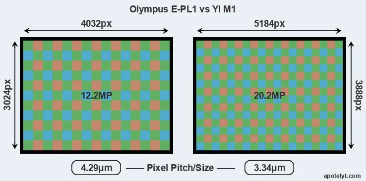 E-PL1 versus M1 MP