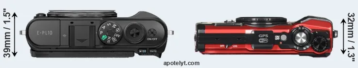 Compare E-PL10 versus TG-5 top