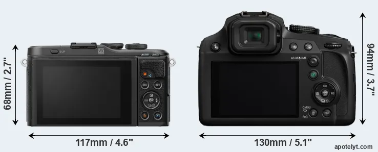 Comparison E-PL10 or FZ82 rear