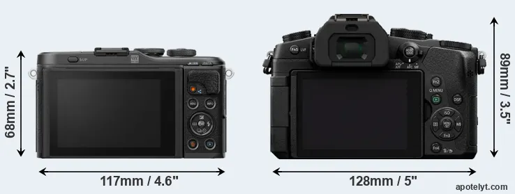 Comparison E-PL10 or G80 rear