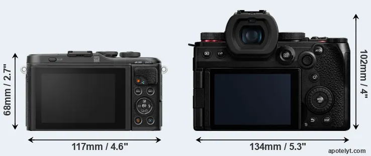 Comparison E-PL10 or G9 II rear