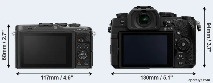 Comparison E-PL10 or G95 rear