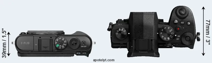 Compare E-PL10 versus G95 top