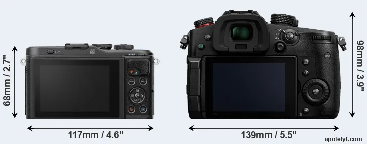 Comparison E-PL10 or GH5 II rear