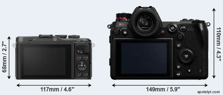 Comparison E-PL10 or S1R rear