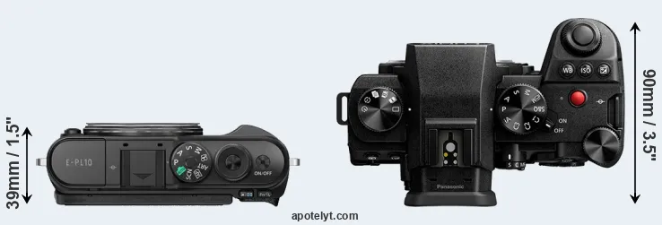 Compare E-PL10 versus S5 II top