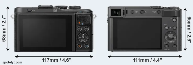 Comparison E-PL10 or TZ200 rear