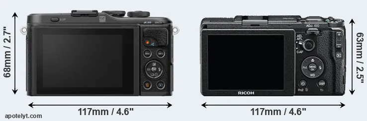 Comparison E-PL10 or GR II rear
