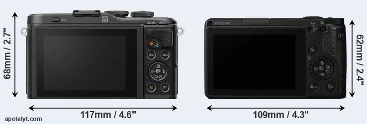 Comparison E-PL10 or GR III rear
