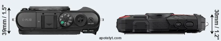 Compare E-PL10 versus WG-60 top