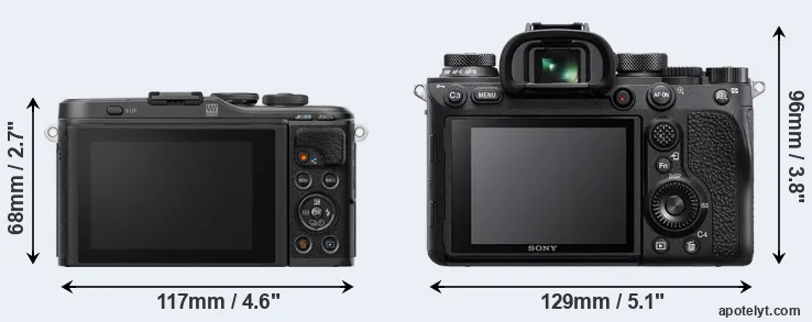 Comparison E-PL10 or A9 II rear