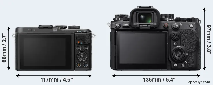 Comparison E-PL10 or A9 III rear