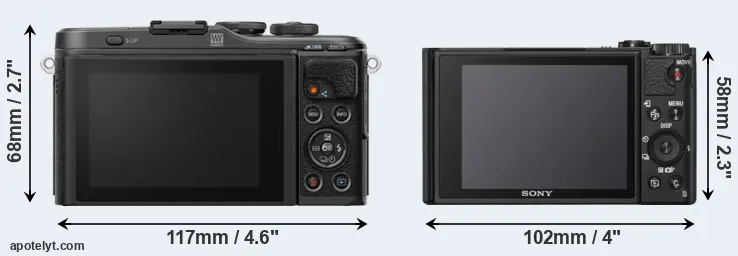 Comparison E-PL10 or WX800 rear