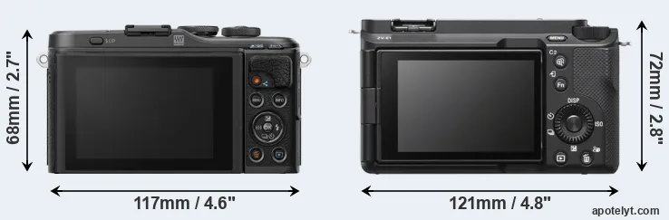 Comparison E-PL10 or ZV-E1 rear