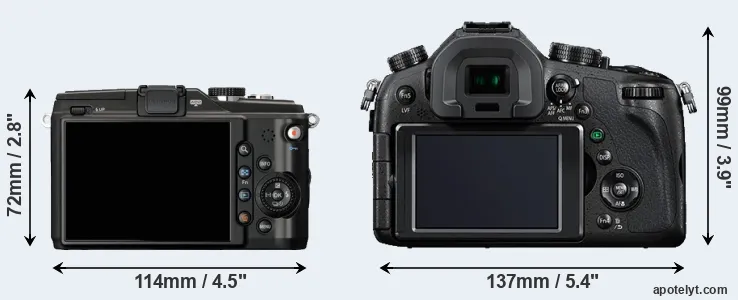Comparison E-PL2 or FZ1000 rear