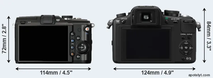 Comparison E-PL2 or G10 rear