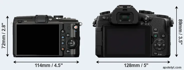 Comparison E-PL2 or G80 rear