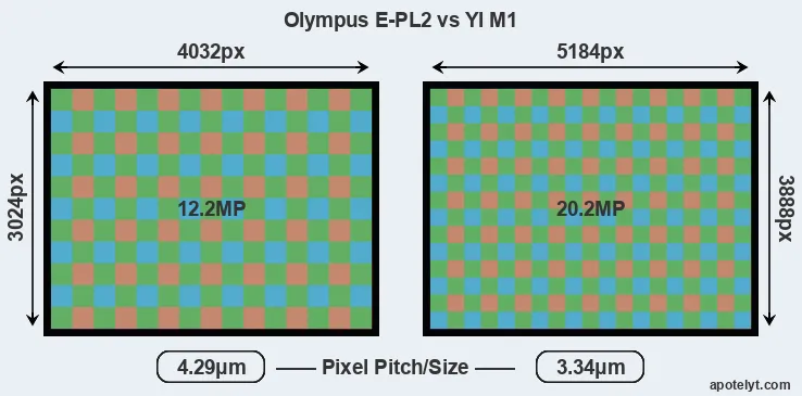 E-PL2 versus M1 MP