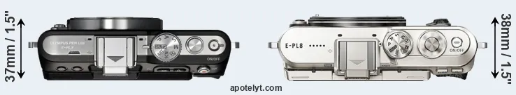 Compare E-PL3 versus E-PL8 top