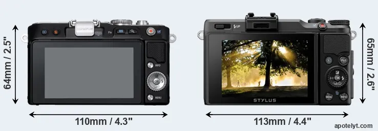 Comparison E-PL3 or XZ-2 rear