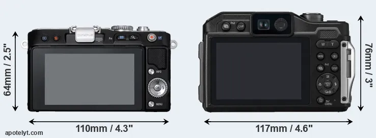 Comparison E-PL3 or FT7 rear