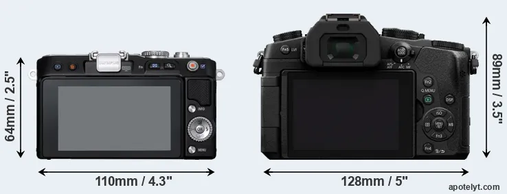 Comparison E-PL3 or G80 rear