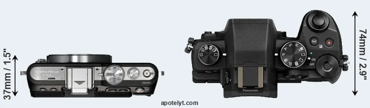 Compare E-PL3 versus G80 top