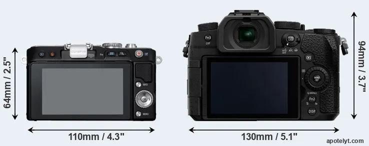 Comparison E-PL3 or G95 rear
