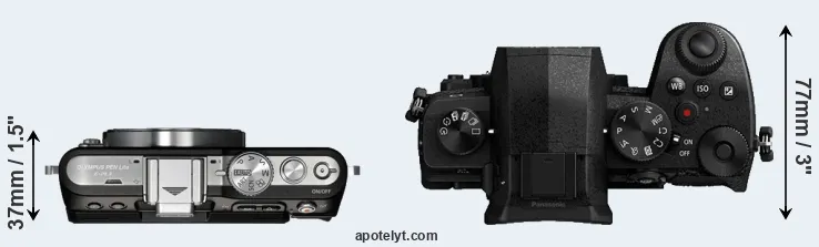 Compare E-PL3 versus G95 top