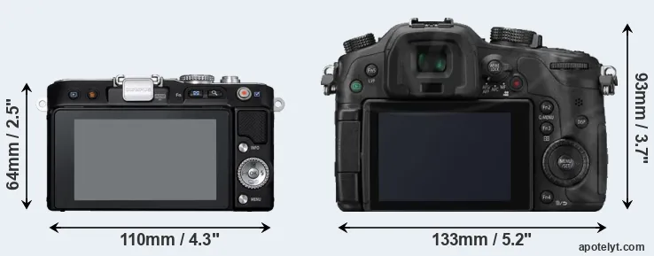 Comparison E-PL3 or GH3 rear