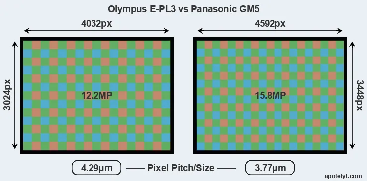 E-PL3 versus GM5 MP
