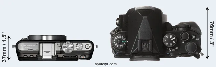 Compare E-PL3 versus KP top