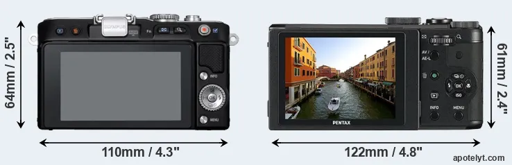 Comparison E-PL3 or MX-1 rear