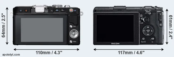 Comparison E-PL3 or GR rear