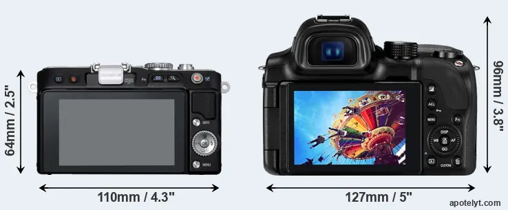 Comparison E-PL3 or NX30 rear