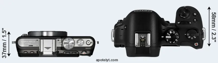 Compare E-PL3 versus NX30 top