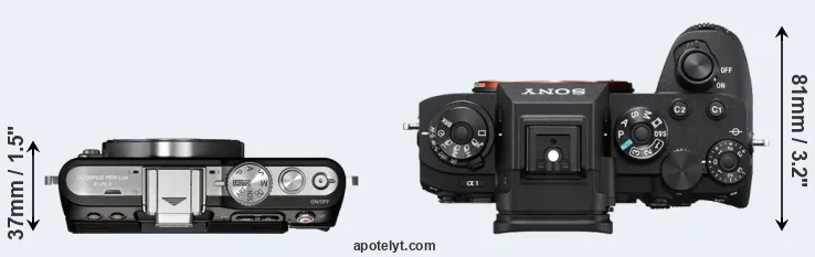 Compare E-PL3 versus A1 top