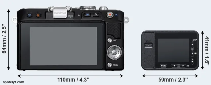 Comparison E-PL3 or RX0 rear