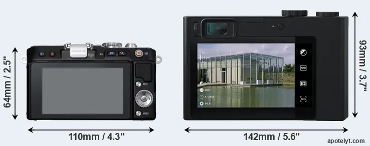 Comparison E-PL3 or ZX1 rear