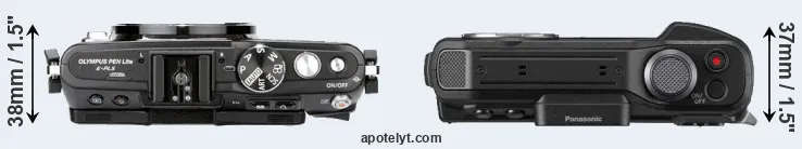 Compare E-PL5 versus FT7 top