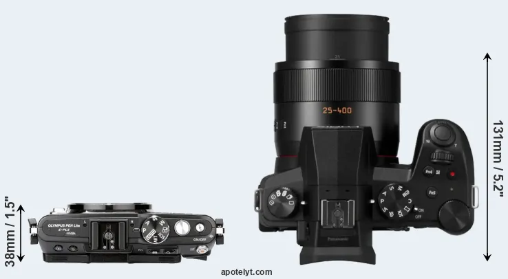 Compare E-PL5 versus FZ1000 II top