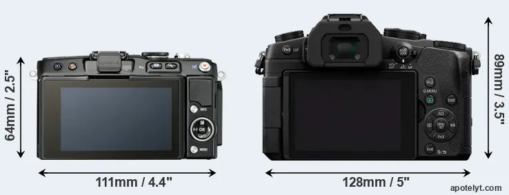 Comparison E-PL5 or G85 rear