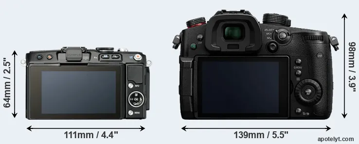 Comparison E-PL5 or GH5s rear