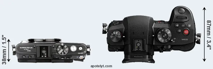 Compare E-PL5 versus GH5s top