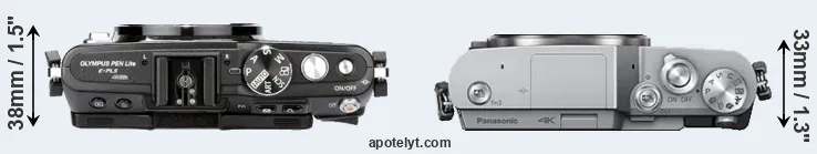 Compare E-PL5 versus GX850 top