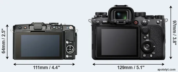 Comparison E-PL5 or A1 rear