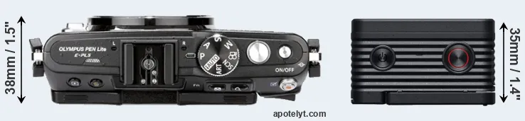 Compare E-PL5 versus RX0 II top