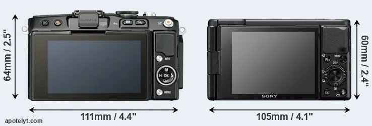 Comparison E-PL5 or ZV-1 rear