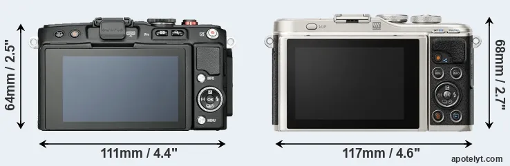 Comparison E-PL6 or E-PL9 rear