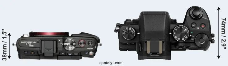 Compare E-PL6 versus G80 top